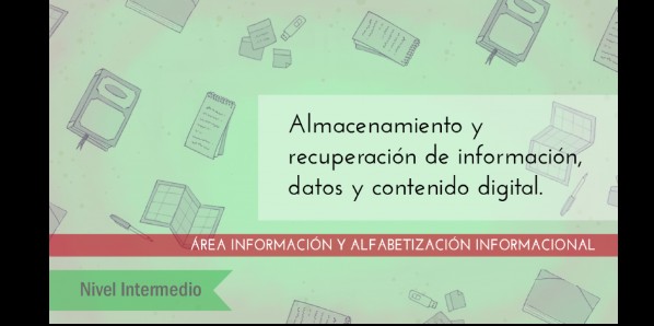 FDCD. Información y Alfabetización informacional. Almacenamiento y recuperación de información, datos y contenido digital. (Nivel INTERMEDIO ) (2020) 